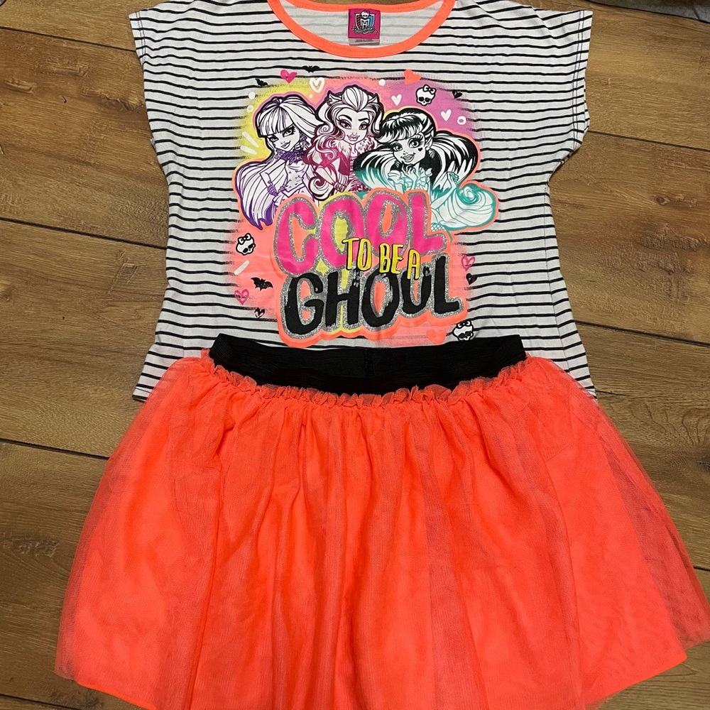 Monster High 2 pc. Tulle Skort Set